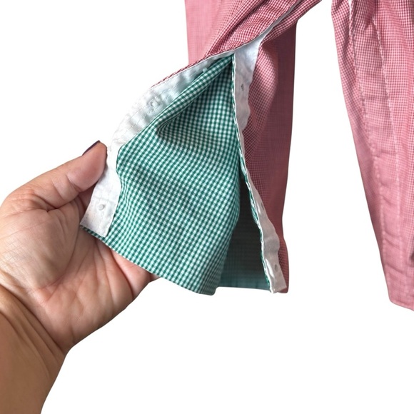 Le Za Me Boys 9M Longall Reversible Jumper Red Plaid Christmas Tree Green Plane - Picture 5 of 9